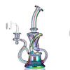 9" Glass Recycler Dab Rig - Electroplated