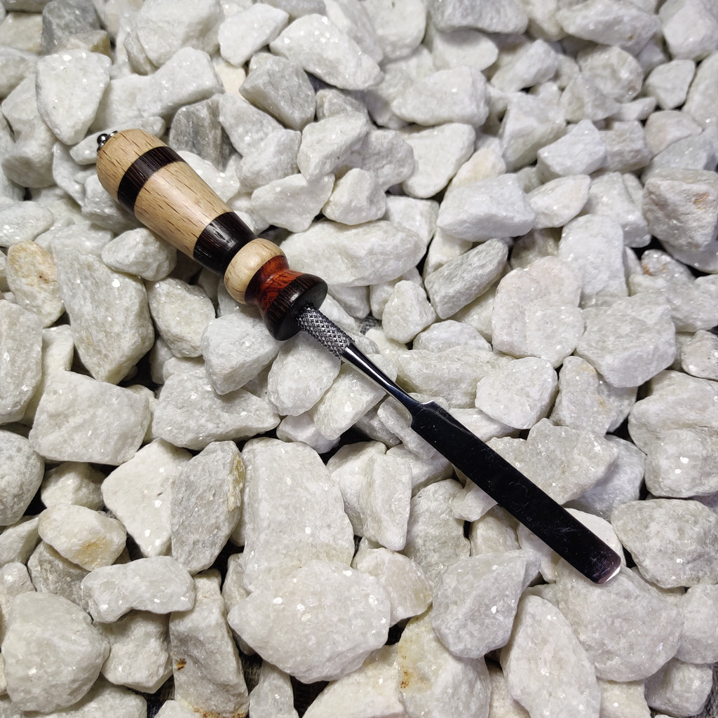 Red Padauk, Black Wenge & Maple Wood Dab Tool - No. 8