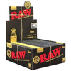 RAW Black King Size Slim Natural Rolling Papers (32/Papers, 50/Box)