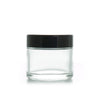 2 Oz / 60ml Clear Glass Jar with Lid