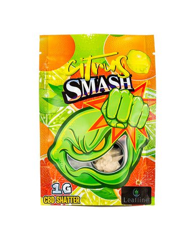 Citrus Smash 1g (Gram) - 99.5% CBD Shatter