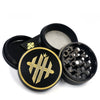 Herbman Black/Gold Monogram Grinder 60mm 4 Piece