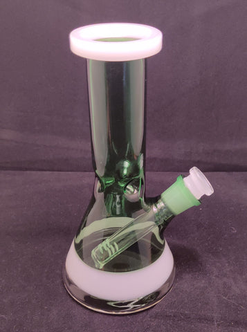 Mini Bubbler Rig - Green & White