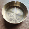 Gold Laser Engraved Ash Tray - 10cm