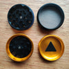 Two Tone Black/Gold Grinder 63mm - 4 Piece