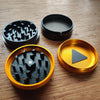 Two Tone Black/Gold Grinder 63mm - 4 Piece