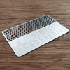 Laser Engraved Grinder Card - 8.5cms X 5.5cms