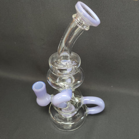 G-Cycler Recycling Dab Rig - Clear/Purple