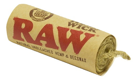 RAW Hemp Wick Made from Natural Hemp and Beeswax - Large (6m/20ft)
