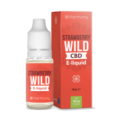 Wild Strawberry CBD E-Liquid - 30mg, 100mg, 300mg, 600mg
