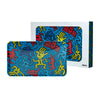 Blue Glass Rolling Tray by Keith Haring Glass