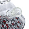 Multi-Colour Keith Haring Glass Water Pipe