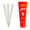 Kingsize Cones Coffin Pack - Hemp (Red) - Vibes Rolling Papers