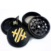 Herbman Black/Gold Monogram Grinder 60mm 4 Piece