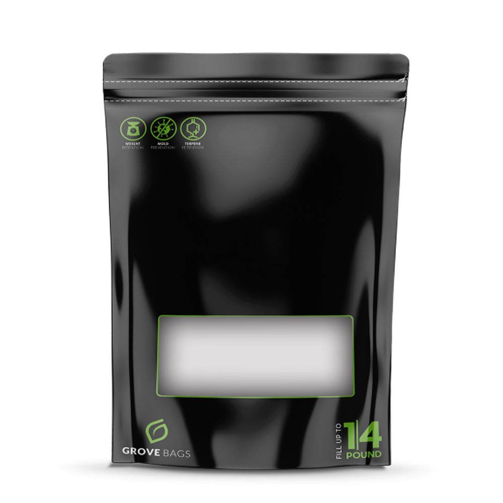 Window Pouch Cure Bag Grove Bags Ultimate Dry Herb Curing Product