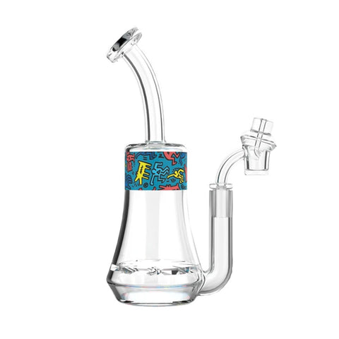 Blue Keith Haring Concentrate Dab Rig