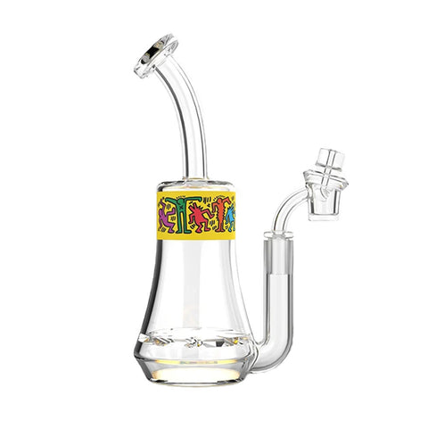 Yellow Keith Haring Concentrate Dab Rig