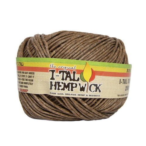 Thick Hemp Wick 100ft + Hemp Wick Dispenser Bundle – 100% Natural