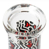 Multi-Colour Keith Haring Glass Water Pipe
