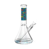 Blue Keith Haring Glass Water Pipe