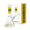 Yellow Keith Haring Glass Water Pipe