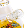 Yellow Keith Haring Glass Water Pipe
